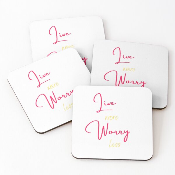 Item preview, Live more Worry less| relax | slow down designed and sold by theblackstar55.