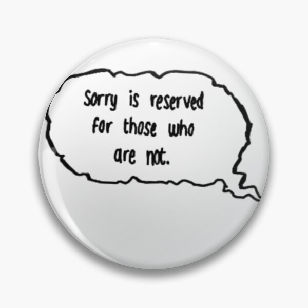 Item preview, Sorry Text Bubble Quote  designed and sold by summitleigh.