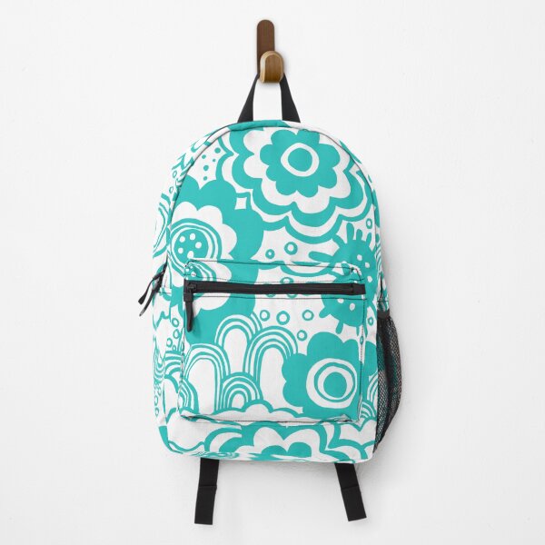 Item preview, Miko flowers, teal designed and sold by Lillieoandco.