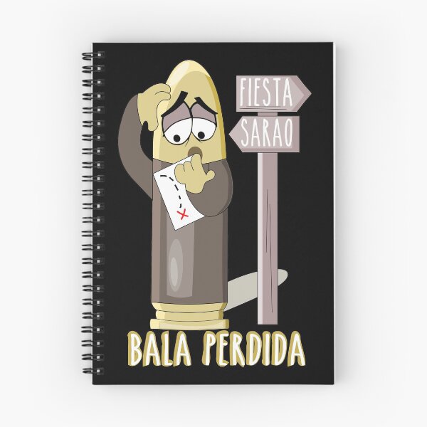 Item preview, Spanish - Español. Bala perdida designed and sold by BooPooBeeDooArt.