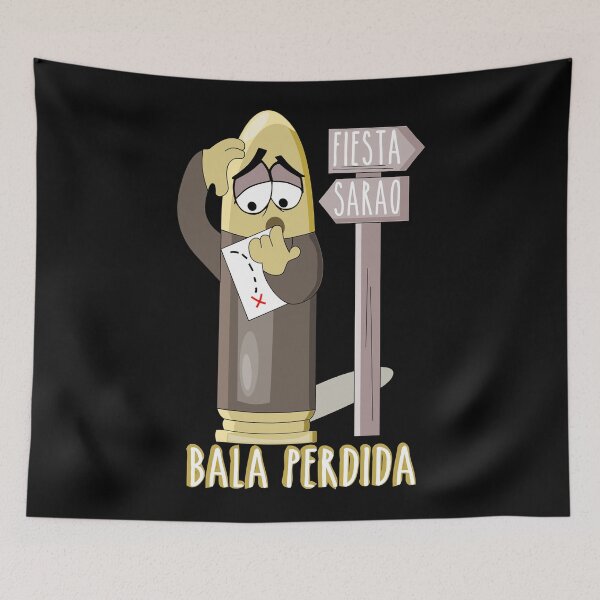 Item preview, Spanish - Español. Bala perdida designed and sold by BooPooBeeDooArt.
