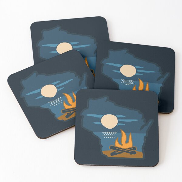 Item preview, Wisconsin Full Moon Campfire on the Lake Too designed and sold by gstrehlow2011.
