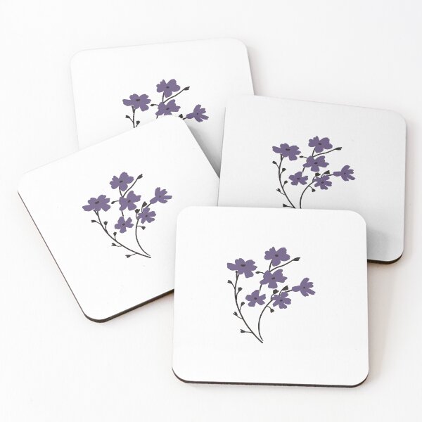 Item preview, Purple Rosaceaes - Flower sticker designed and sold by alibel.
