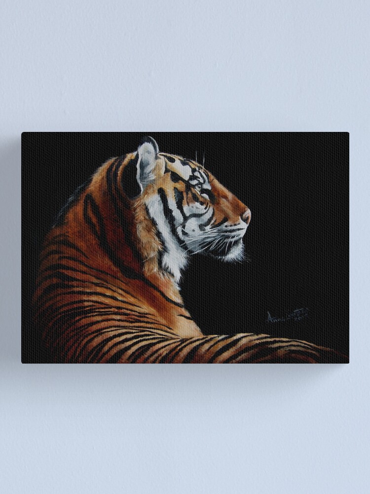 Alternate view of Burning Bright - tiger Canvas Print