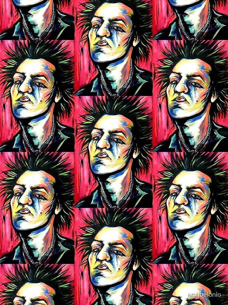 Thumbnail 3 of 3, Scarf, Punk Rawk designed and sold by amybelonio.