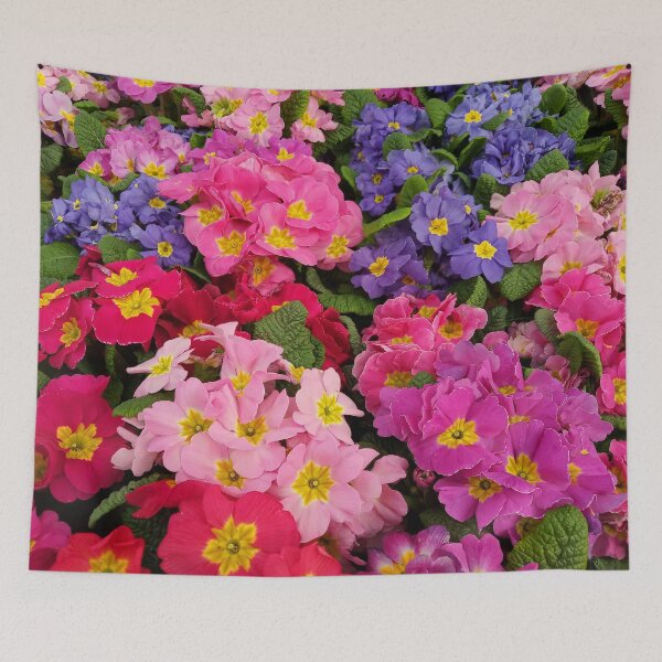 Item preview, Colorful Springtime Medley of Primula Flowers designed and sold by walkswithnature.