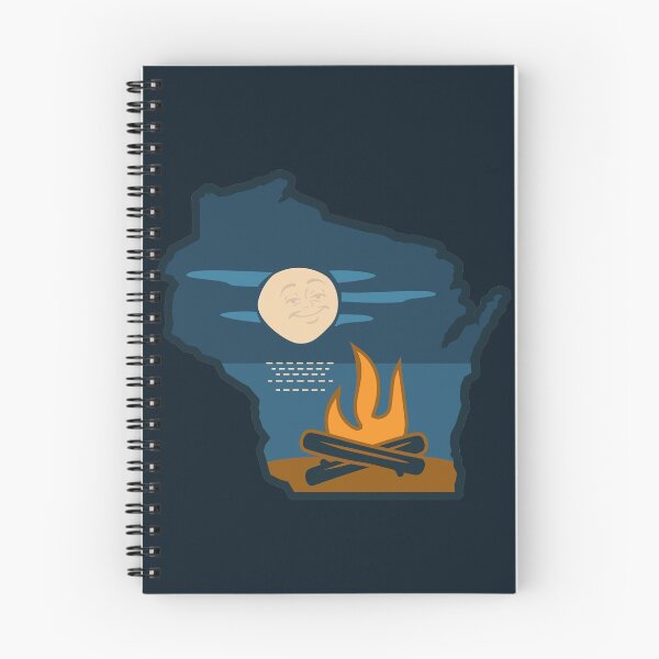 Item preview, Wisconsin Contented Full Moon Campfire on the Lake Too designed and sold by gstrehlow2011.