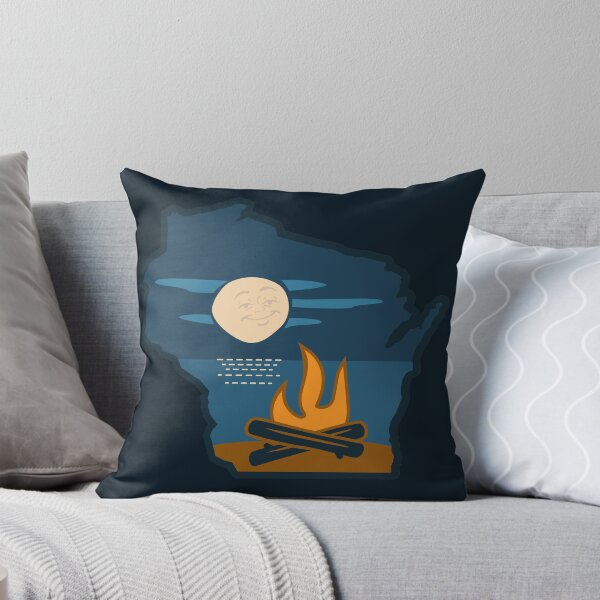 Item preview, Wisconsin Contented Full Moon Campfire on the Lake Too designed and sold by gstrehlow2011.