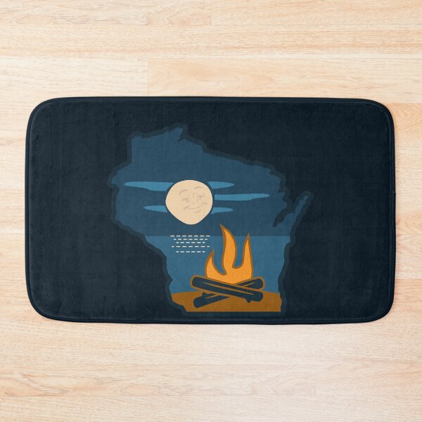 Item preview, Wisconsin Contented Full Moon Campfire on the Lake Too designed and sold by gstrehlow2011.