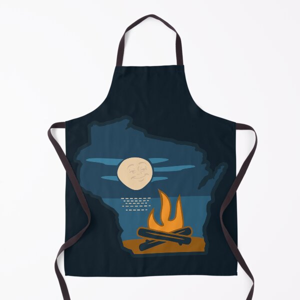 Item preview, Wisconsin Contented Full Moon Campfire on the Lake Too designed and sold by gstrehlow2011.