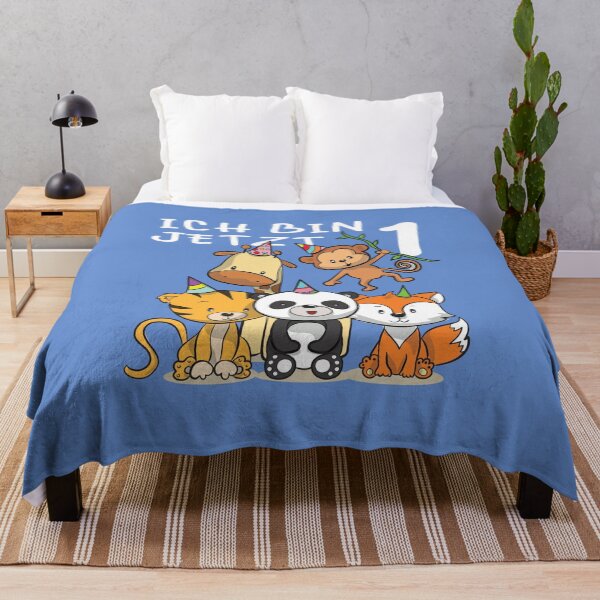 Item preview, I'm already 1 birthday party kids baby zoo animals design designed and sold by brunsch-print.