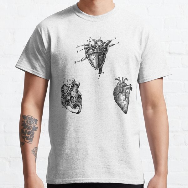 Vintage Heart Anatomy Classic T-Shirt