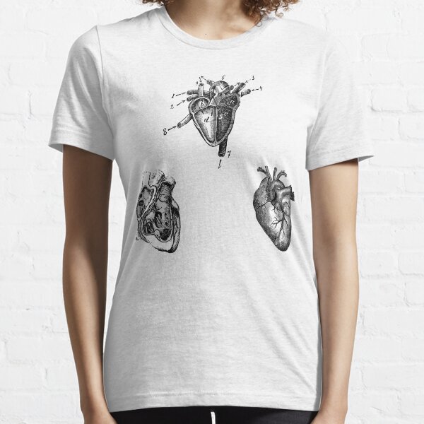 Vintage Heart Anatomy Essential T-Shirt