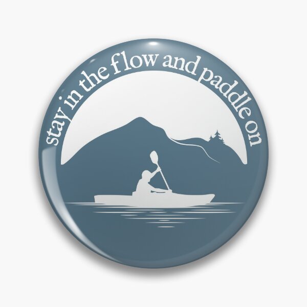 Item preview, Kayaking - Stay In The Flow And Paddle On- W GreyBlue - 04 designed and sold by serenaking.