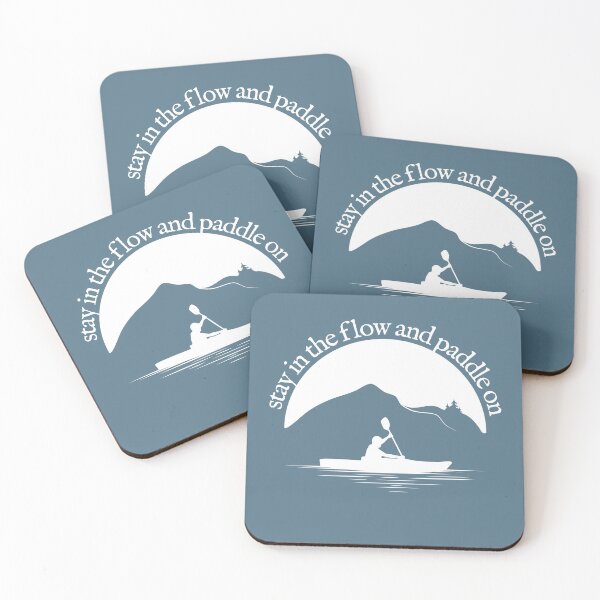 Item preview, Kayaking - Stay In The Flow And Paddle On- W GreyBlue - 04 designed and sold by serenaking.