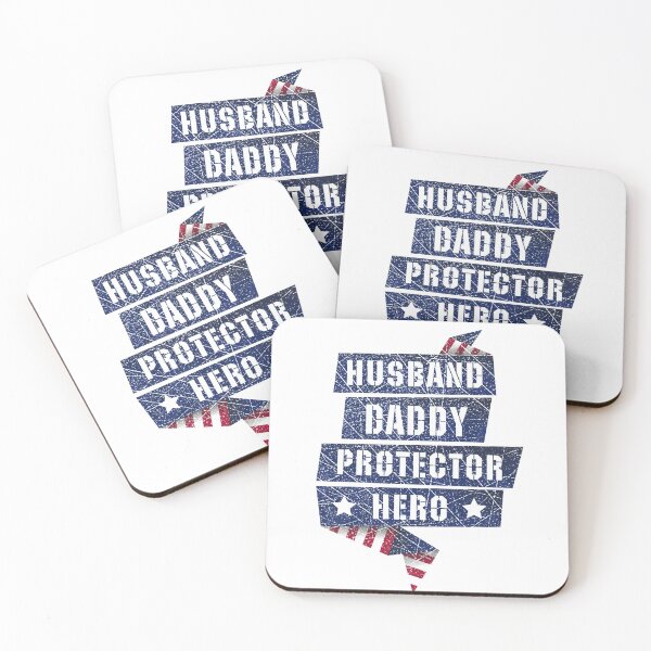 Item preview, Mens Husband Daddy Protector Hero July 4th Veterans Day designed and sold by lxmag.