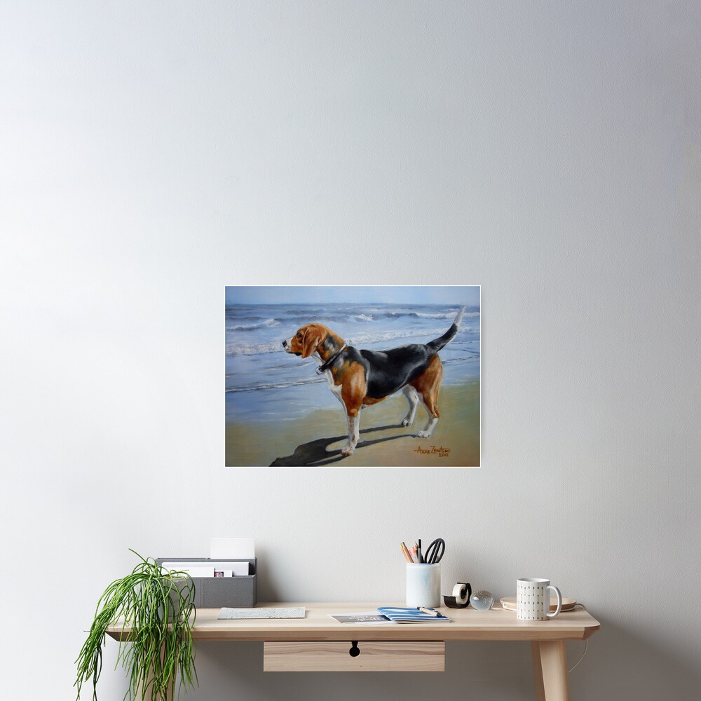 Beagle Sea View Poster