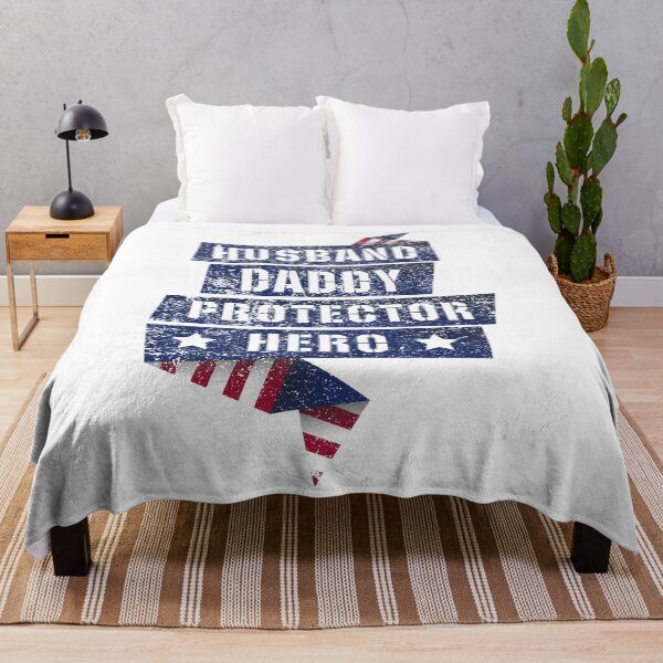 Item preview, Husband Daddy Protector Hero Fathers Day Independence day gift designed and sold by lxmag.