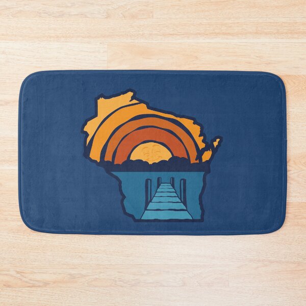 Item preview, Wisconsin Smiling Sunset Rough Pier View Too designed and sold by gstrehlow2011.