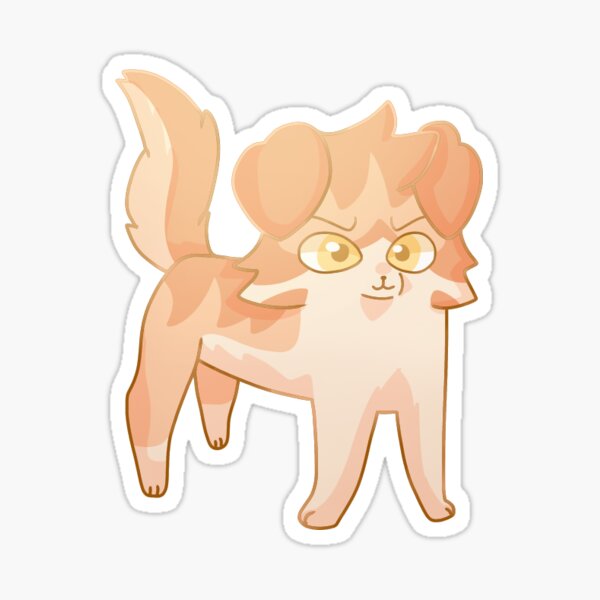 Battle Cats Flipclaw Shaded Sticker