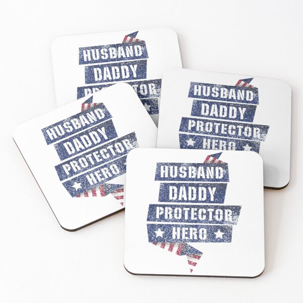Item preview, Husband Daddy Protector Hero Fathers Gift July 4th designed and sold by lxmag.