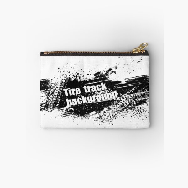 Item preview, Tire Track Background Wording with Tire Marks Black designed and sold by WearWolfDesigns.