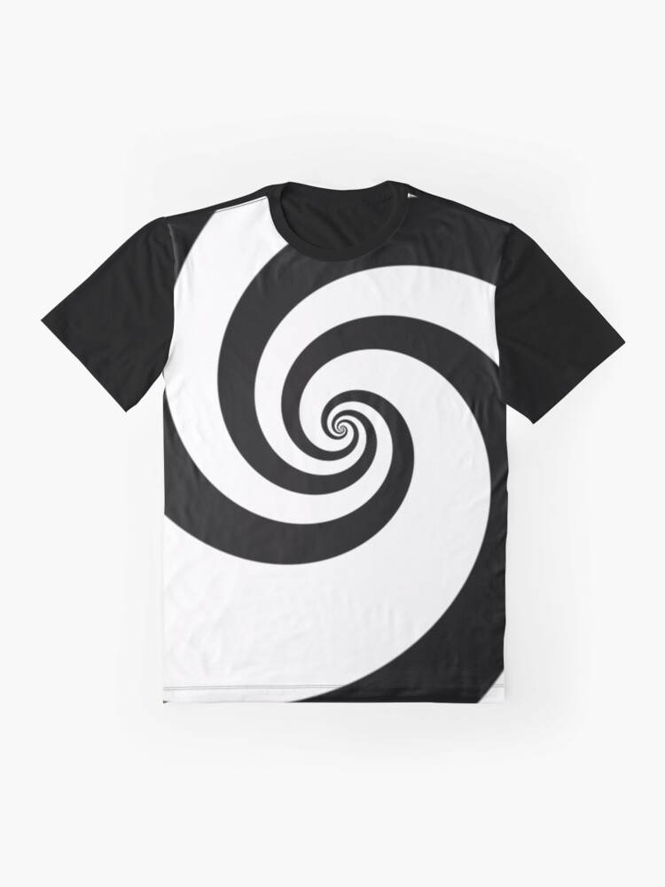 swirl print tissue jersey shirt