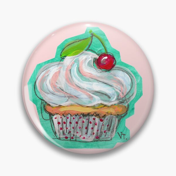 Item preview, Sweet cute funny cupcake dessert for friend, girlfriend, kid, baby. Best gift at birthday party or celebration. designed and sold by RukkiZukkiArt.