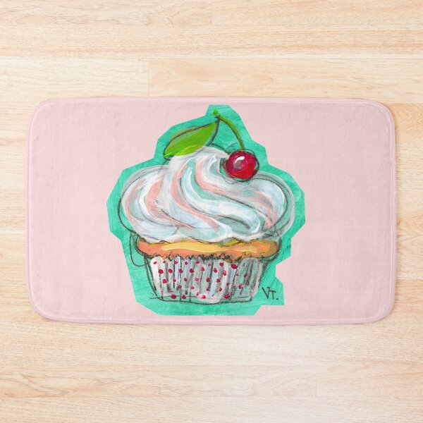 Item preview, Sweet cute funny cupcake dessert for friend, girlfriend, kid, baby. Best gift at birthday party or celebration. designed and sold by RukkiZukkiArt.