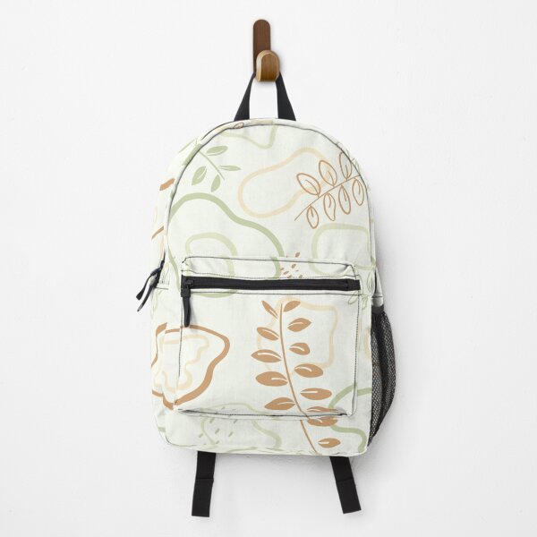 Item preview, Modern white plant pattern designed and sold by Nikamii.