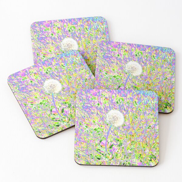 Item preview, Dandelion in Spring - Psychedelic Pastel Digital Painting - Aesthetic Colors designed and sold by Cosmic-Ferret.