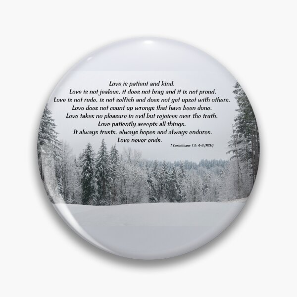 Item preview, Love Is Patient: Snow Clearing In The Woods designed and sold by KirtTisdale.