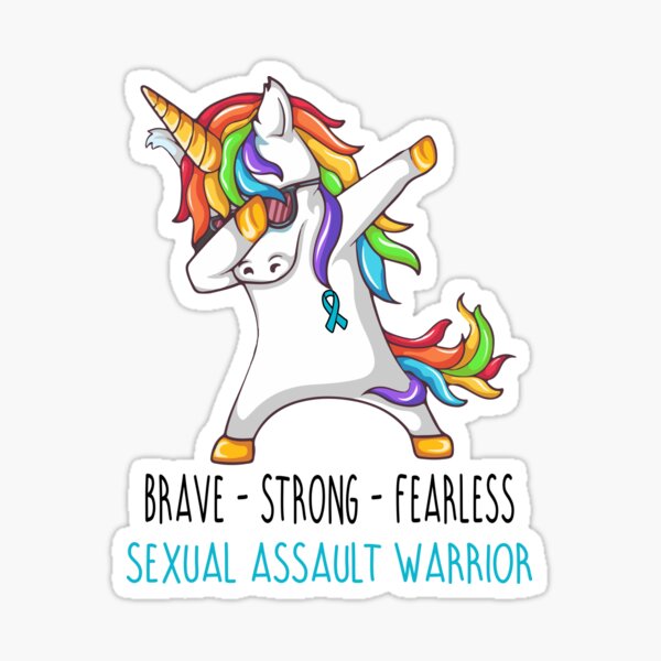 Artikel-Vorschau von Sexual Assault Warrior Brave Strong Fearless, designt und verkauft von deputylove.