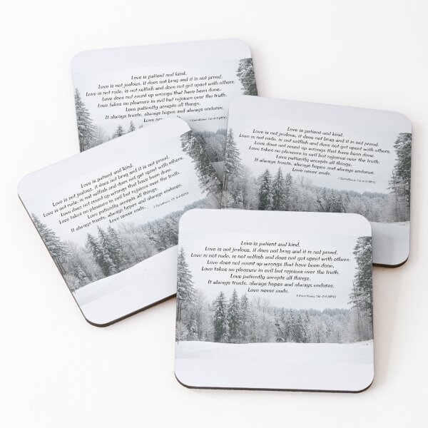 Item preview, Love Is Patient: Snow Clearing In The Woods designed and sold by KirtTisdale.