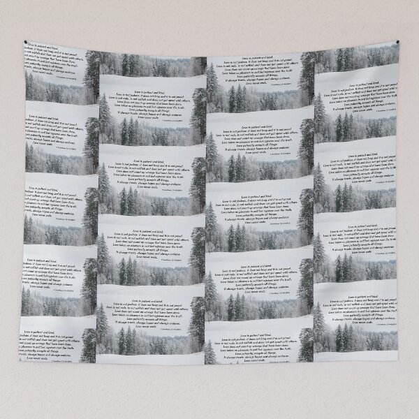 Item preview, Love Is Patient: Snow Clearing In The Woods designed and sold by KirtTisdale.