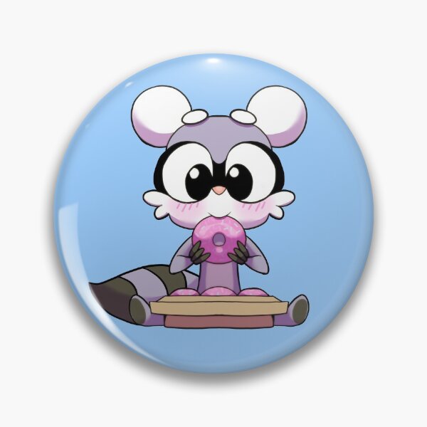 Item preview, Raccoon and a Box of Donuts designed and sold by AnnabelleP98.