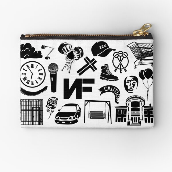 NF Collage Zipper Pouch
