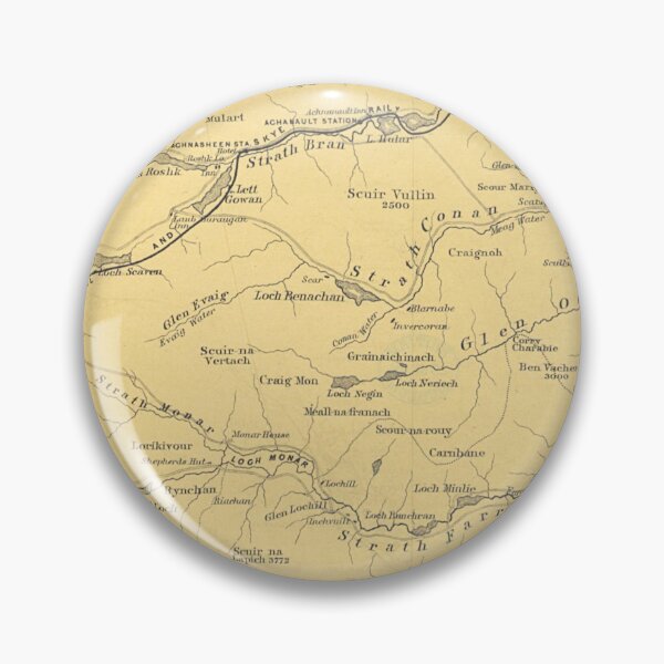 Item preview, Vintage Map of Ross-shire 1898 designed and sold by yourscotland.