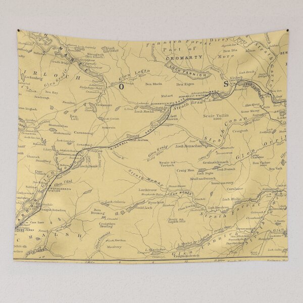 Item preview, Vintage Map of Ross-shire 1898 designed and sold by yourscotland.