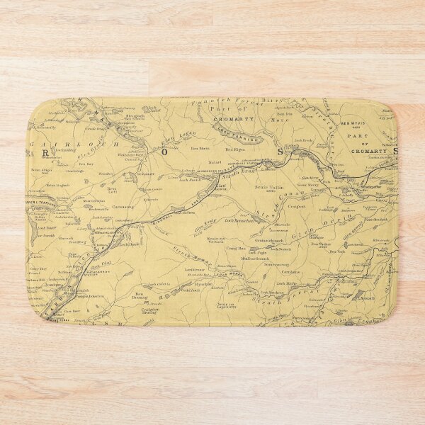 Item preview, Vintage Map of Ross-shire 1898 designed and sold by yourscotland.