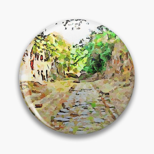 Item preview, Roman road with tuff cliff and Etruscan tombs designed and sold by Giuseppe Cocco.