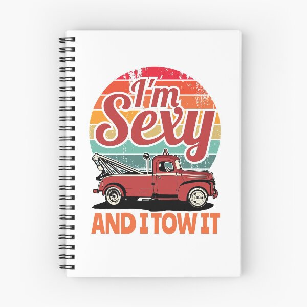 Item preview, Vintage Sunset Tow Truck Operator Pun designed and sold by Maria Garcia.