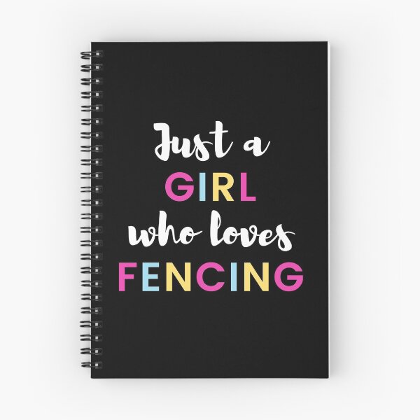 Item preview, Just a girl who loves fencing designed and sold by TheGreenGoat.