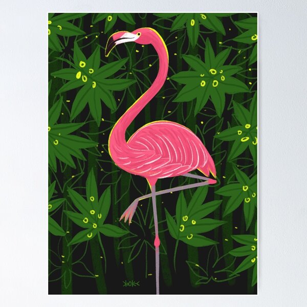 Item preview, Flamingo designed and sold by kookylane.