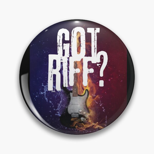 Item preview, Got Riff Electric Colorful Flaming Guitar Design designed and sold by EarthArtDesigns.