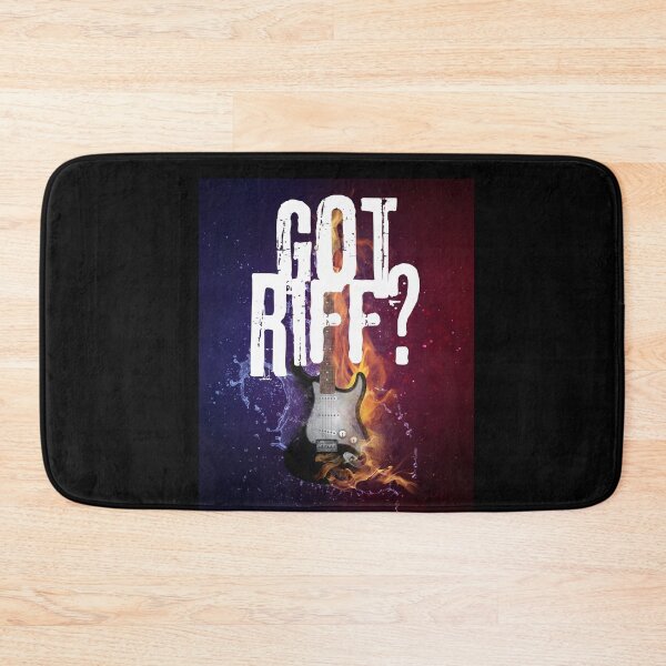 Item preview, Got Riff Electric Colorful Flaming Guitar Design designed and sold by EarthArtDesigns.