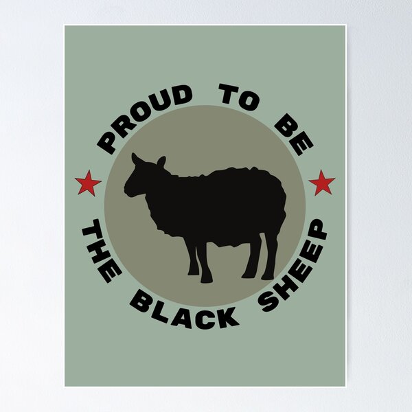 Item preview, The Black Sheep designed and sold by Growwithme.