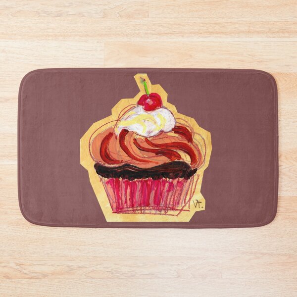 Item preview, Sweet cute funny cupcake dessert for friend, girlfriend, kid, baby. Best gift at birthday party or celebration. designed and sold by RukkiZukkiArt.