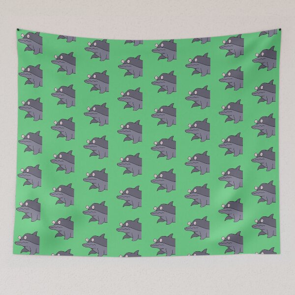 Item preview, Trespassing Dolphin - Pattern designed and sold by SeanDontGetFish.