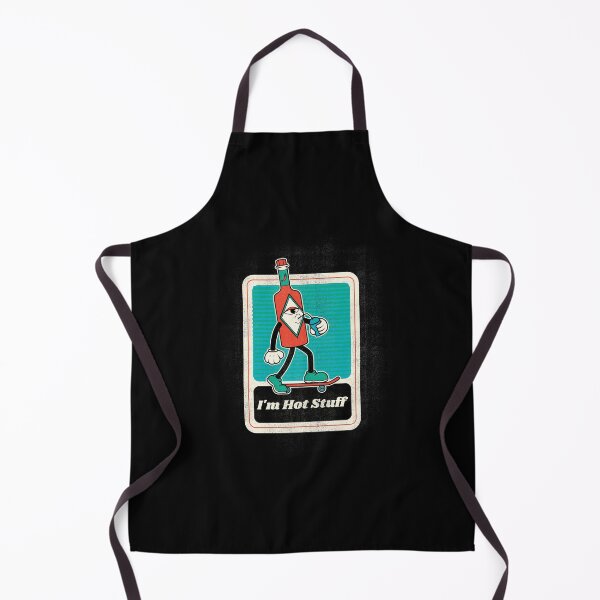 Item preview, Retro Hot Sauce Bottle Cartoon: I'm Hot Stuff designed and sold by friendlyspoon.